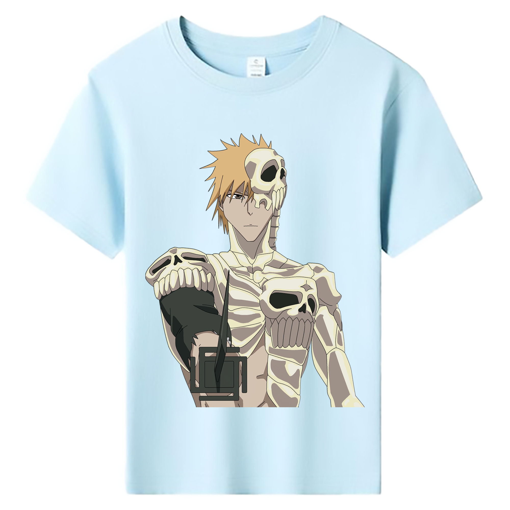 （画像用） ブリーチ 黒崎一護（くろさき いちご）BLEACH Kurosaki Ichigo 綿100％キッズTシャツ（フロントプリント）